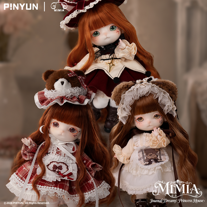 MiMiA Journal Dream Princess House Series Articulated Doll Blind Box